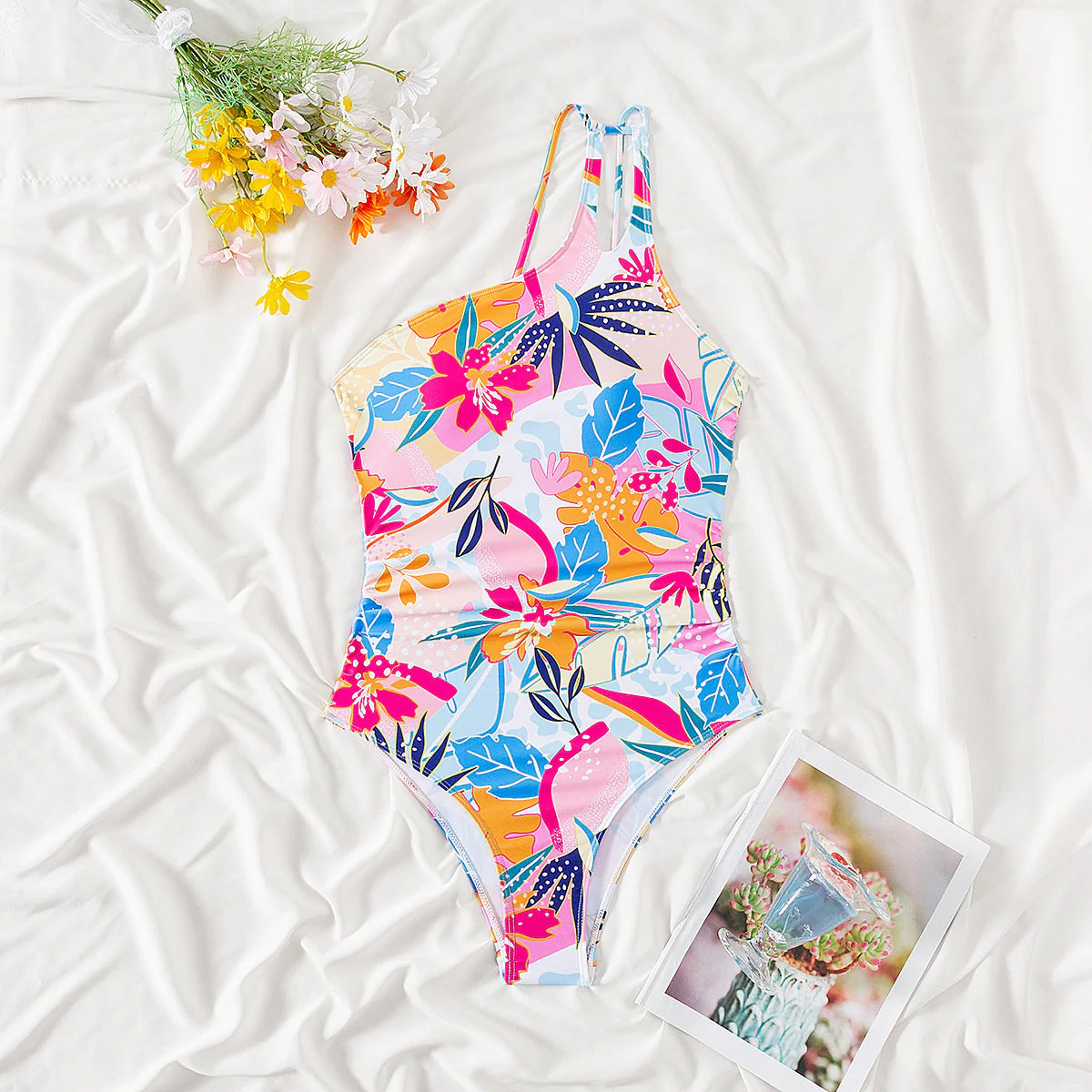 🩱One Shoulder One Piece Swimsuit🏖️ - Image 14