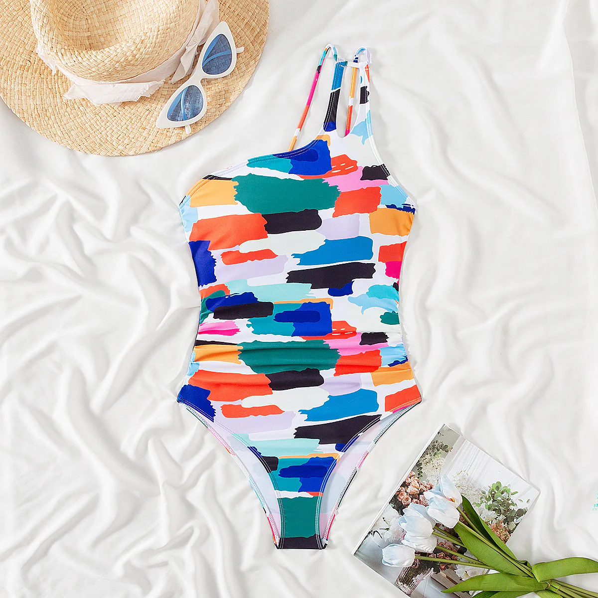 🩱One Shoulder One Piece Swimsuit🏖️ - Image 15