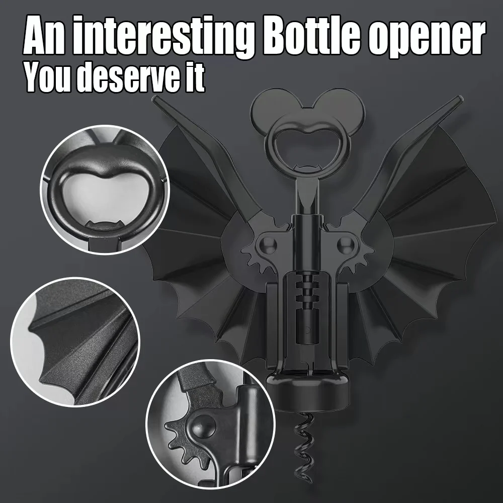 2023 Hot Sales-Spooky Bat Wine Opener - Image 2