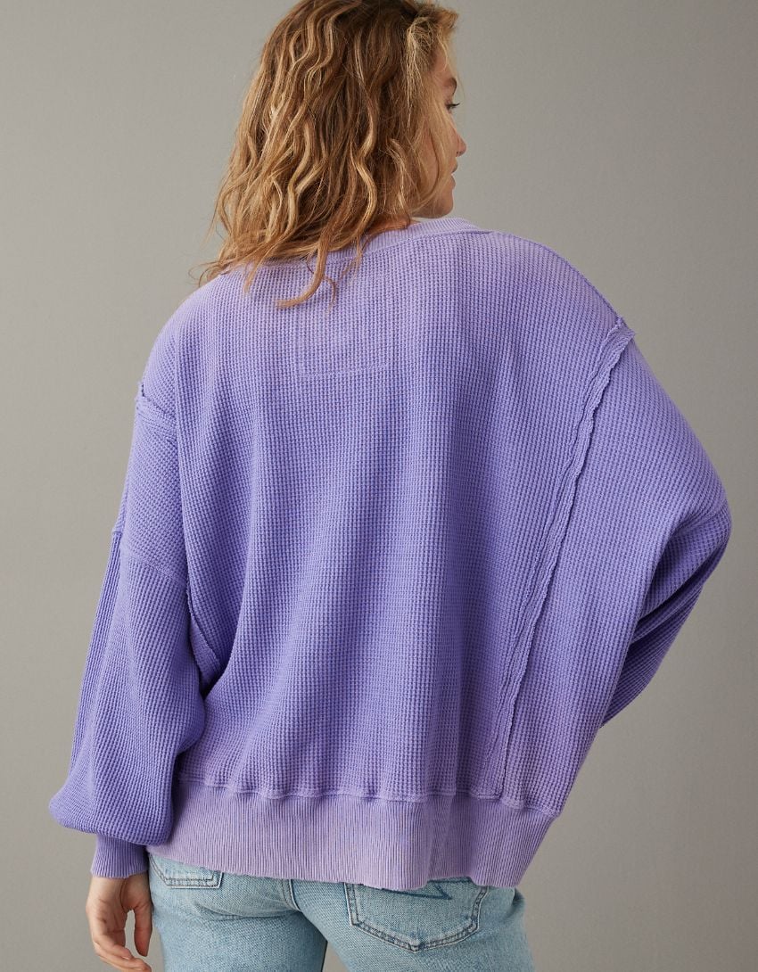 Oversized Big Hug Waffle Sweatshirt - Buy two and get free shipping! - Image 14