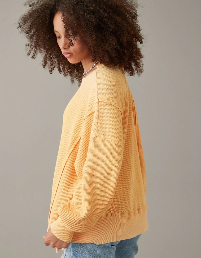 Oversized Big Hug Waffle Sweatshirt - Buy two and get free shipping! - Image 17