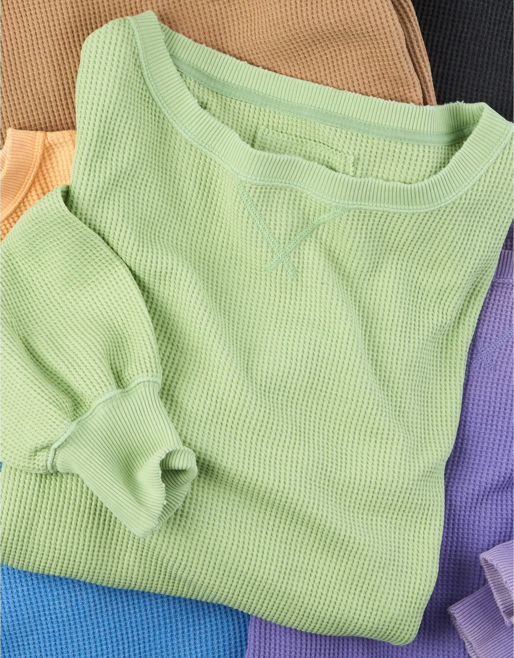 Oversized Big Hug Waffle Sweatshirt - Buy two and get free shipping! - Image 19
