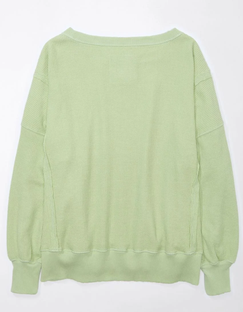 Oversized Big Hug Waffle Sweatshirt - Buy two and get free shipping! - Image 5