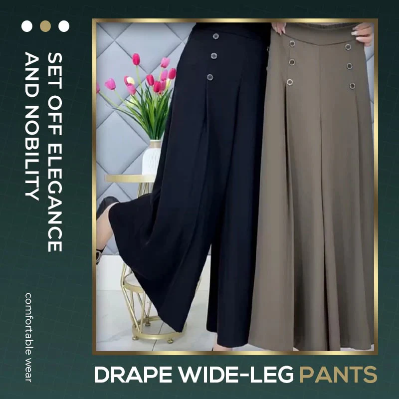 🔥49% OFF - [Comfort and Slim] Stylish Pleated Wide-leg Pants - Image 4