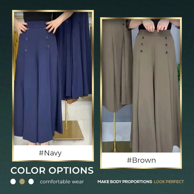 🔥49% OFF - [Comfort and Slim] Stylish Pleated Wide-leg Pants - Image 9