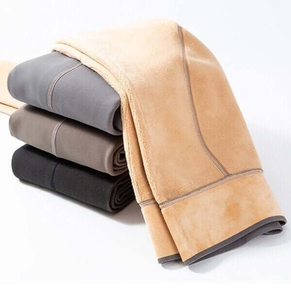 Flawless Legs Fake Translucent Warm Plush Lined Elastic Tights - Image 11