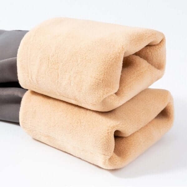 Flawless Legs Fake Translucent Warm Plush Lined Elastic Tights - Image 12