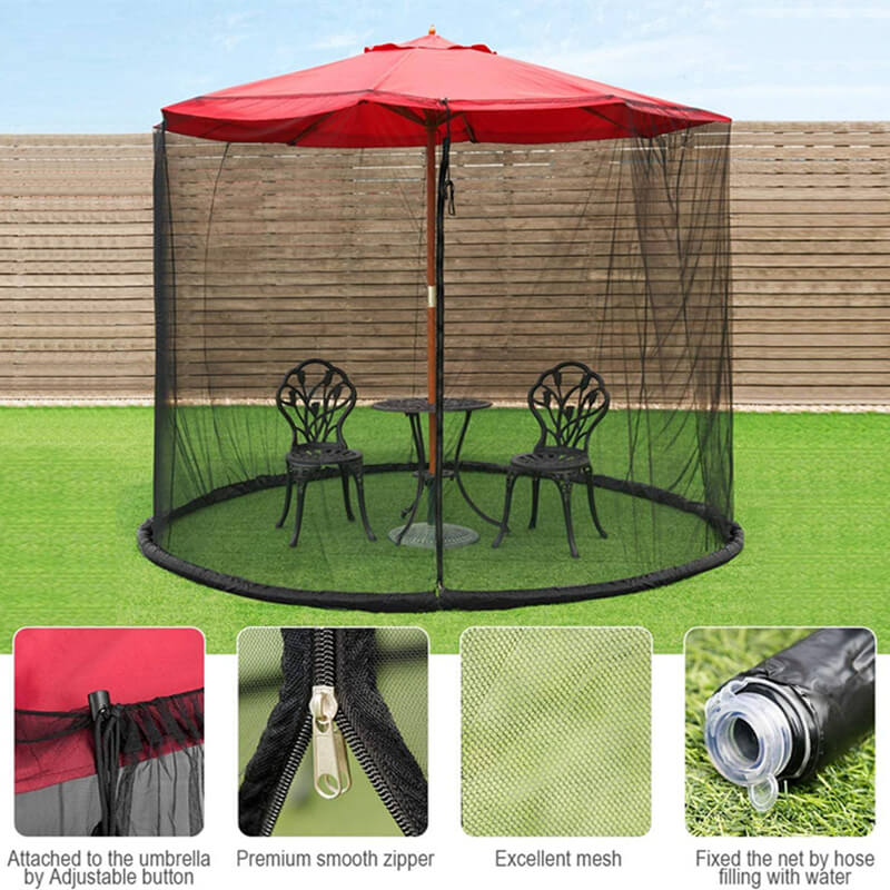 Patio Umbrella Mosquito Net - Image 4