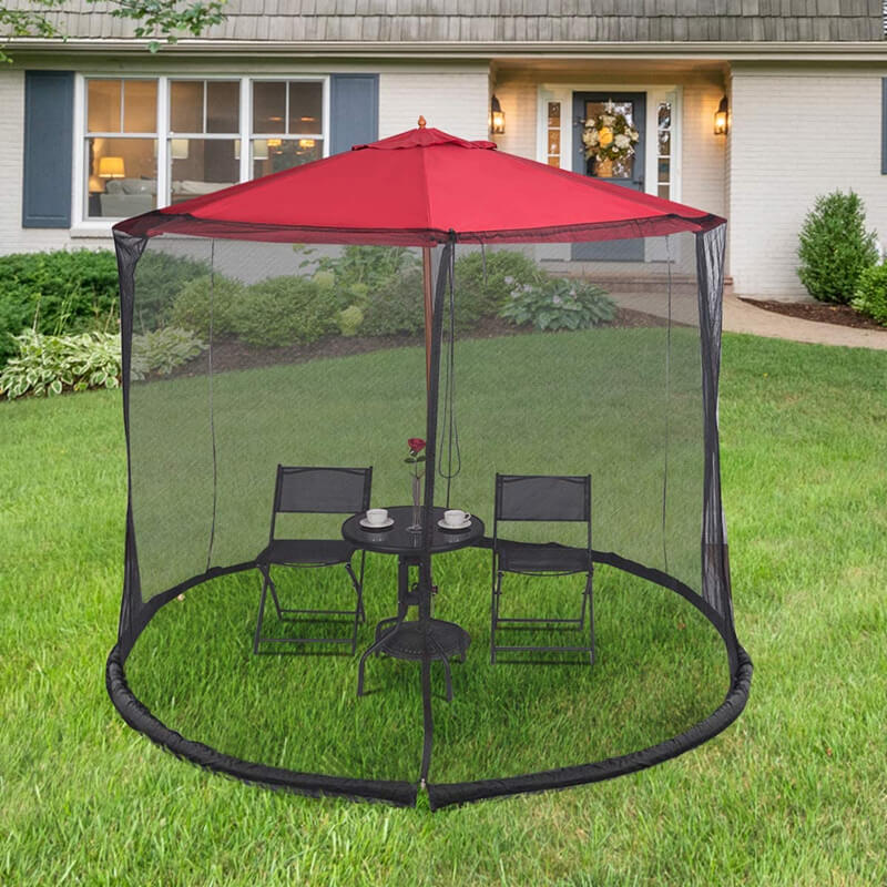 Patio Umbrella Mosquito Net - Image 7