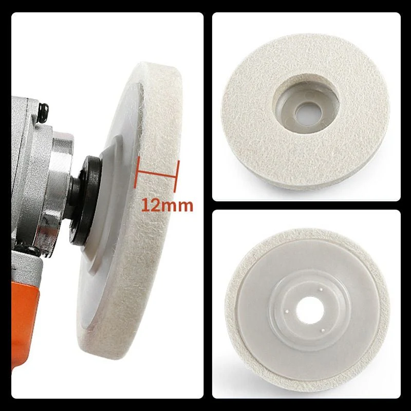 Wool Polishing Wheel Disc - Image 3
