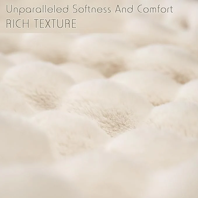 [🔥Final 24-hour Preferential Deal🔥]2024 HOT SALE🎄Popular thickened rabbit plush nap blanket, flannel milk velvet cover blanket - Image 5
