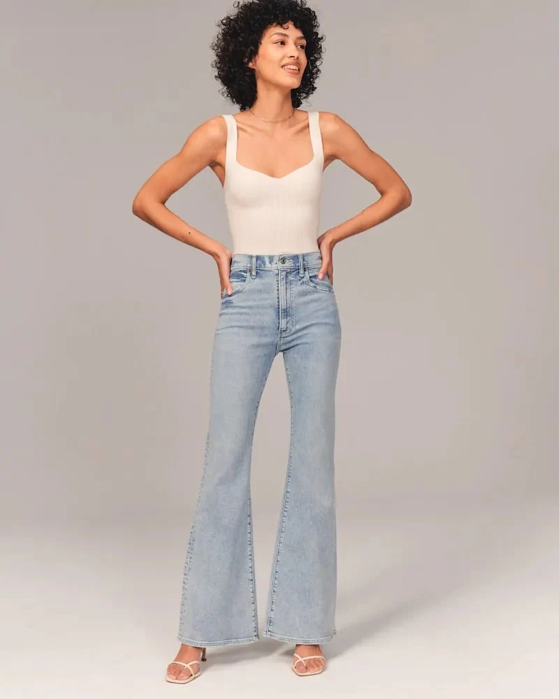 🔥 Ultra High Rise Stretch Flare Jean - Buy two and get free shipping! - Image 5