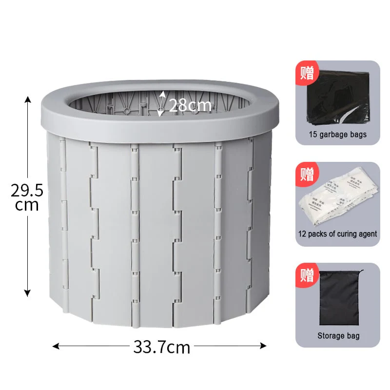 Portable Toilet For Outdoor Camping Travelling(It can bear 400 lbs weight) - Image 6