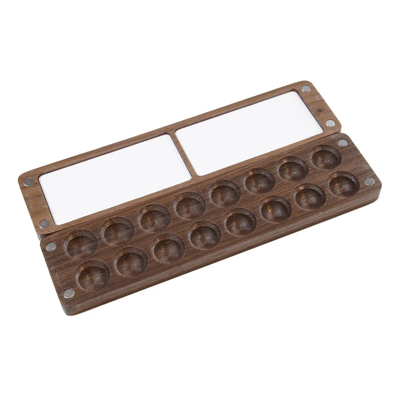 Portable Walnut Watercolor Palette - Image 14