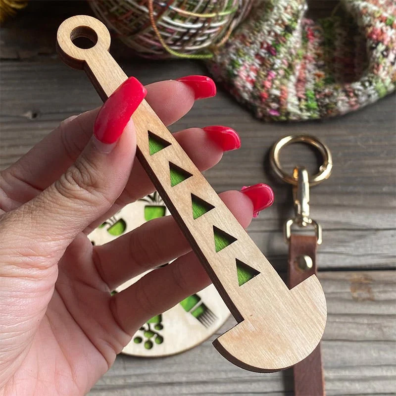 🔥Wooden Portable Yarn Holder - The Perfect Tool for Crochet Enthusiasts - Image 5
