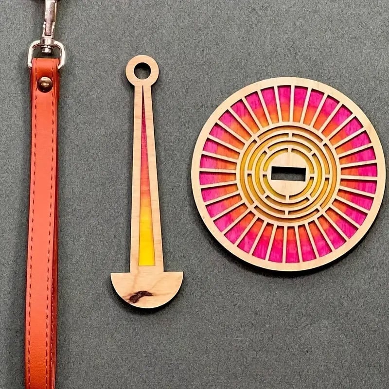 🔥Wooden Portable Yarn Holder - The Perfect Tool for Crochet Enthusiasts - Image 9