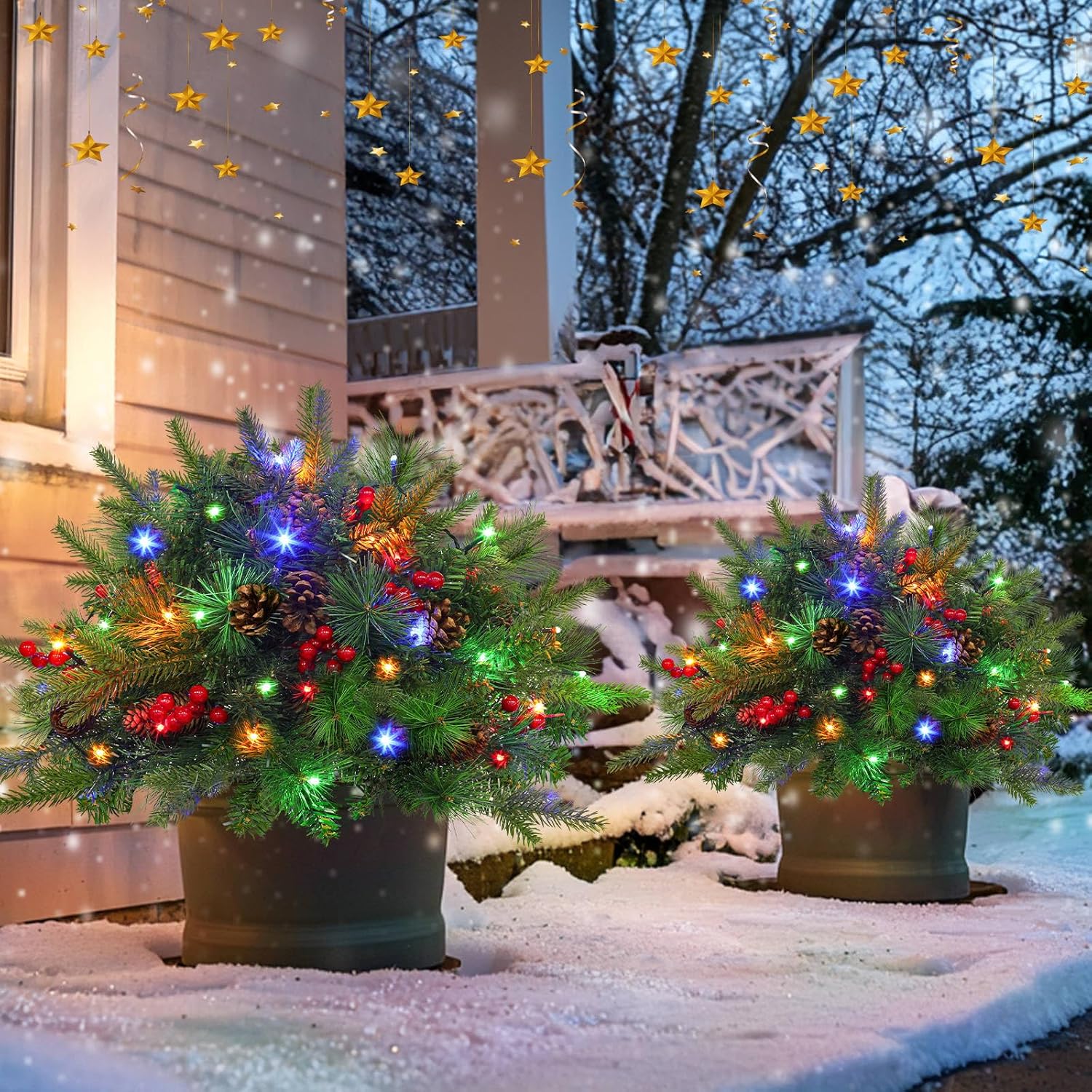 Pre-Lit Artificial Christmas Tree - Image 12