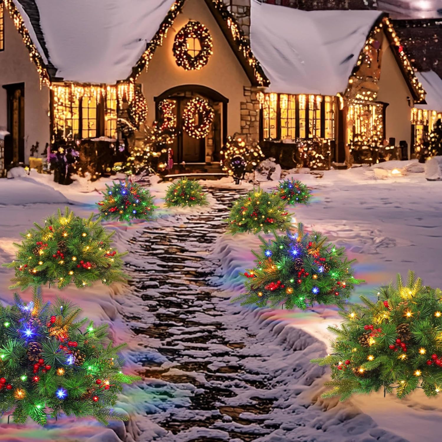 Pre-Lit Artificial Christmas Tree - Image 13