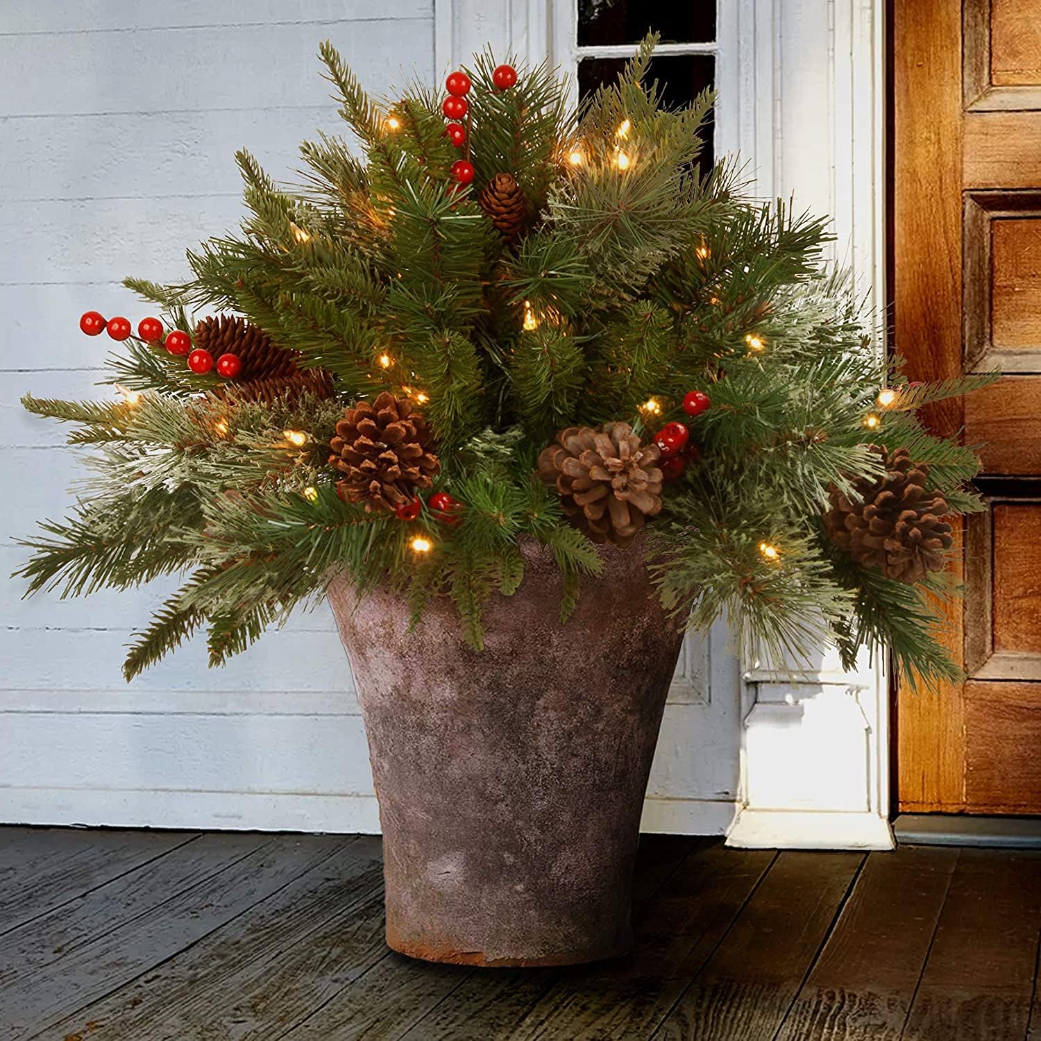 Pre-Lit Artificial Christmas Tree - Image 2