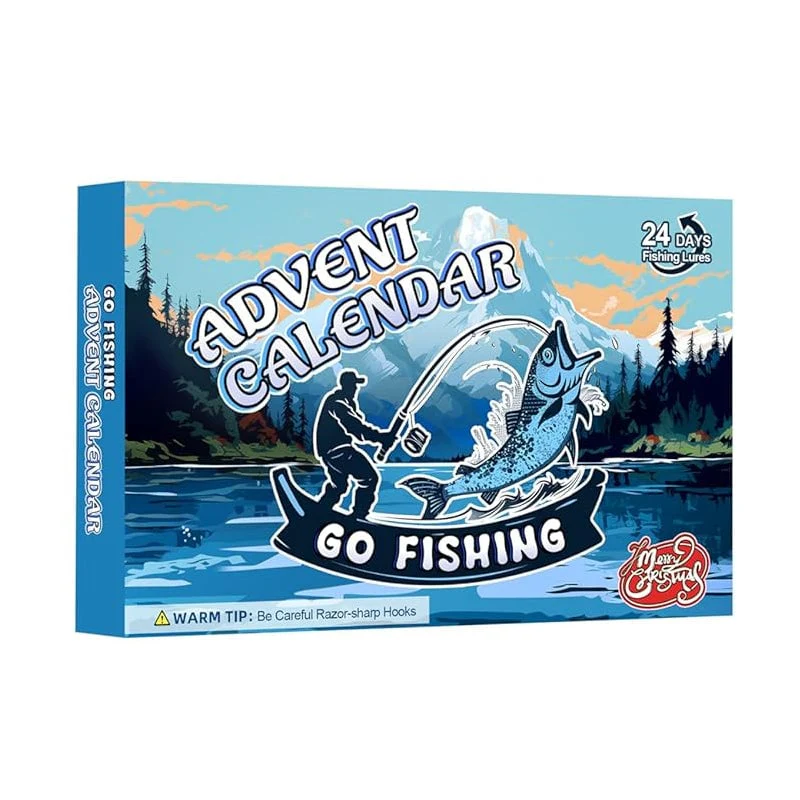 24 Days Christmas Countdown Fish Tackle Set - Image 12