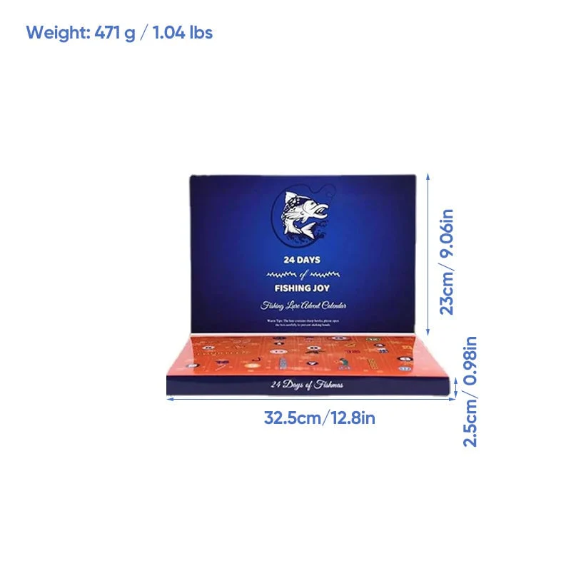 24 Days Christmas Countdown Fish Tackle Set - Image 19