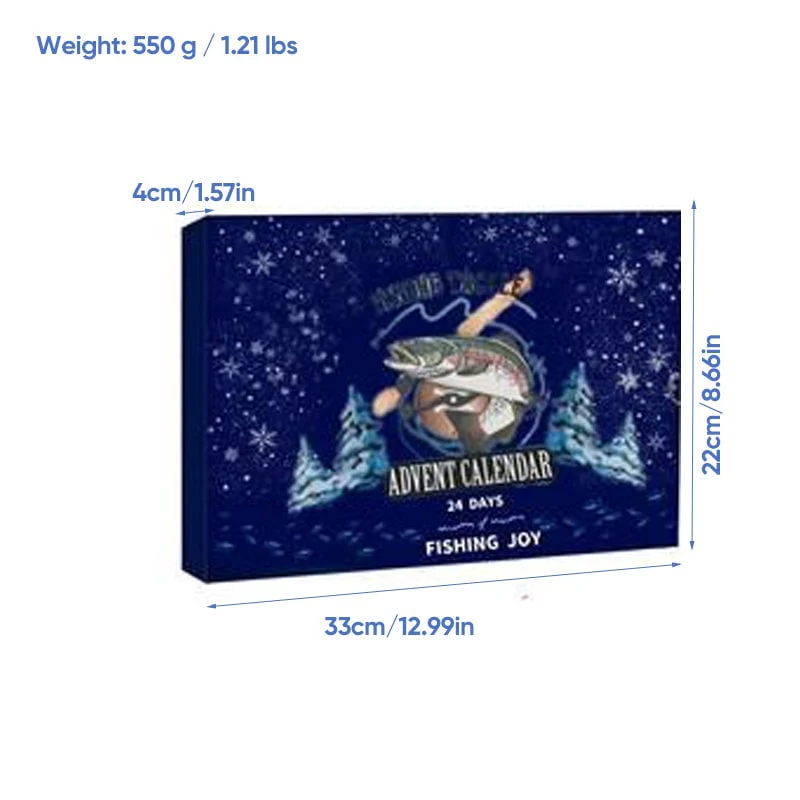 24 Days Christmas Countdown Fish Tackle Set - Image 20