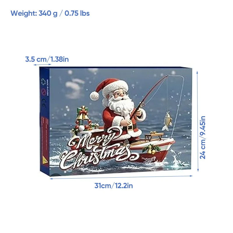 24 Days Christmas Countdown Fish Tackle Set - Image 21