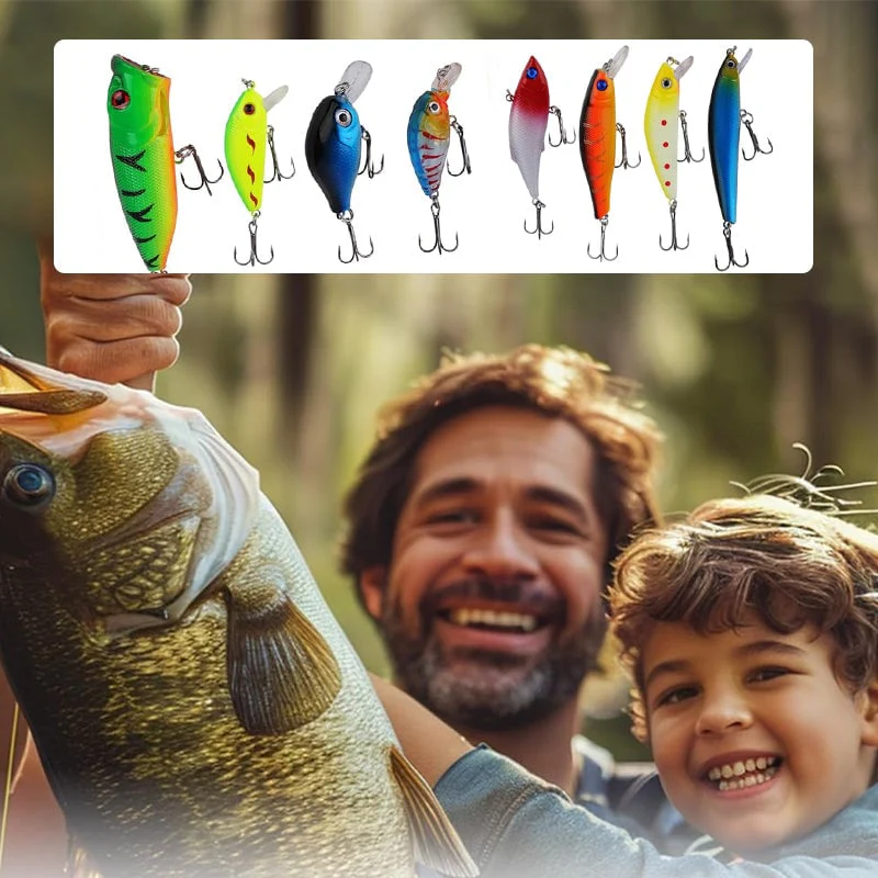 24 Days Christmas Countdown Fish Tackle Set - Image 3