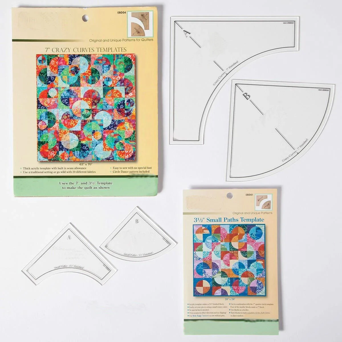Quick Curve Quilt Template Set