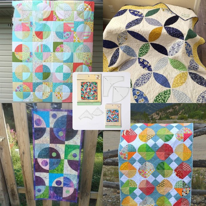 Quick Curve Quilt Template Set - Image 13