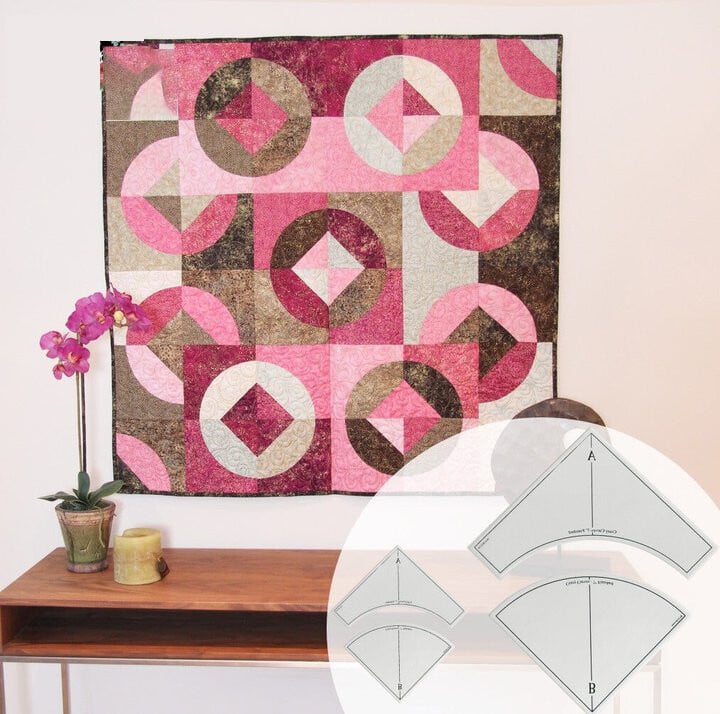 Quick Curve Quilt Template Set - Image 8