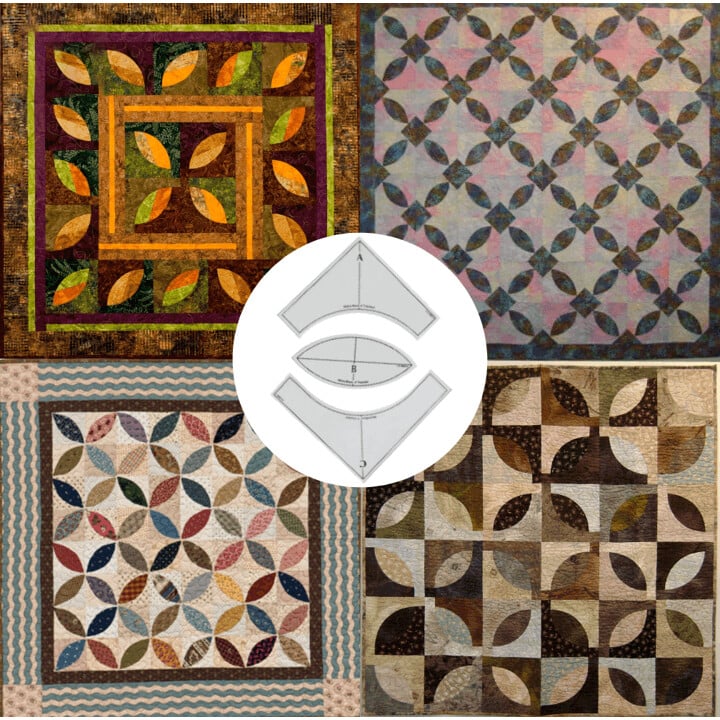 Quick Curve Quilt Template Set - Image 9