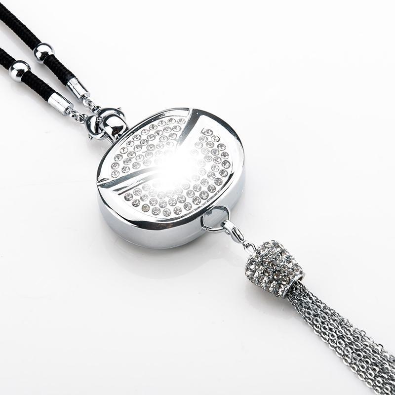 Rearview Mirror Diamond Perfume Pendant - Image 12