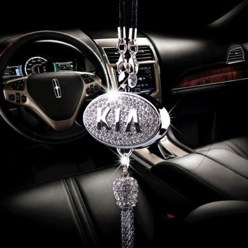 Rearview Mirror Diamond Perfume Pendant - Image 14