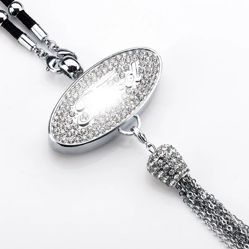Rearview Mirror Diamond Perfume Pendant - Image 22