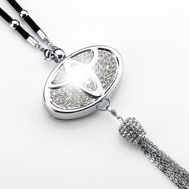 Rearview Mirror Diamond Perfume Pendant - Image 24