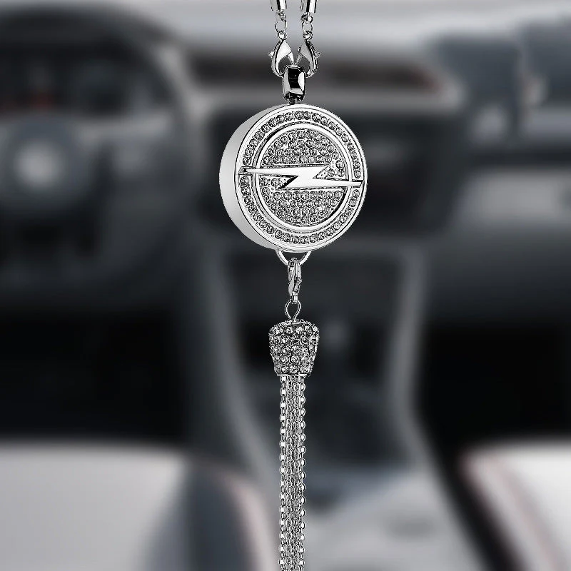 Rearview Mirror Diamond Perfume Pendant - Image 26