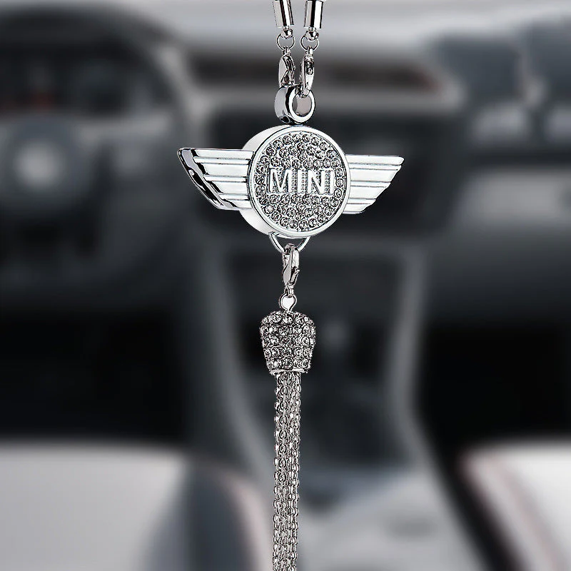 Rearview Mirror Diamond Perfume Pendant - Image 27