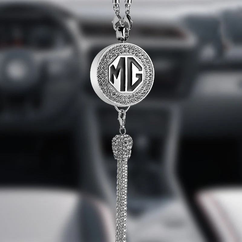 Rearview Mirror Diamond Perfume Pendant - Image 29