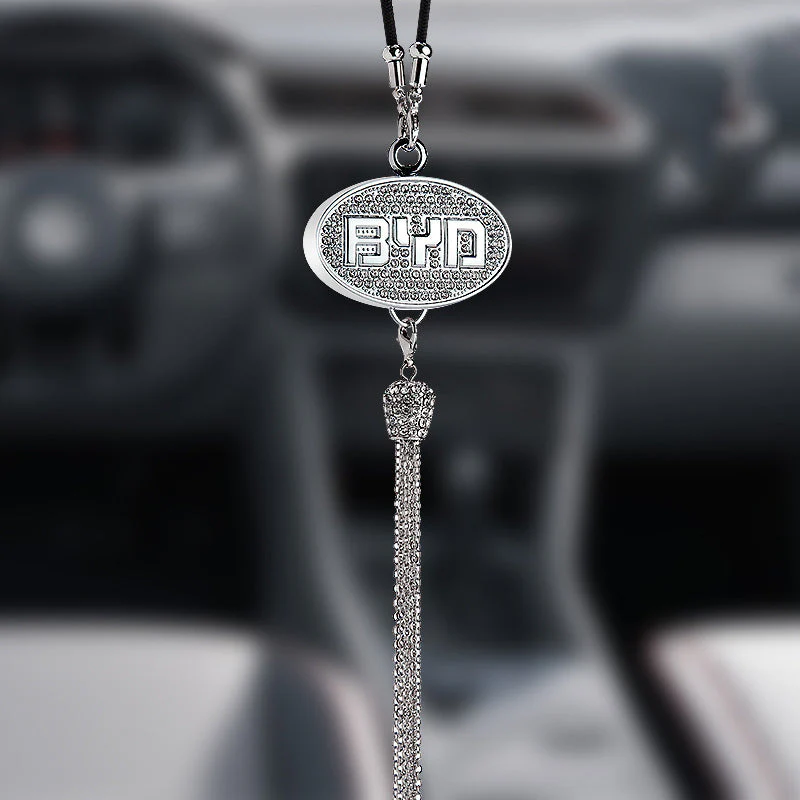 Rearview Mirror Diamond Perfume Pendant - Image 30