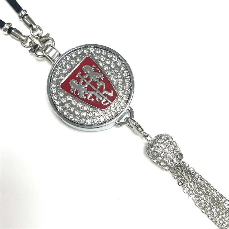 Rearview Mirror Diamond Perfume Pendant - Image 38