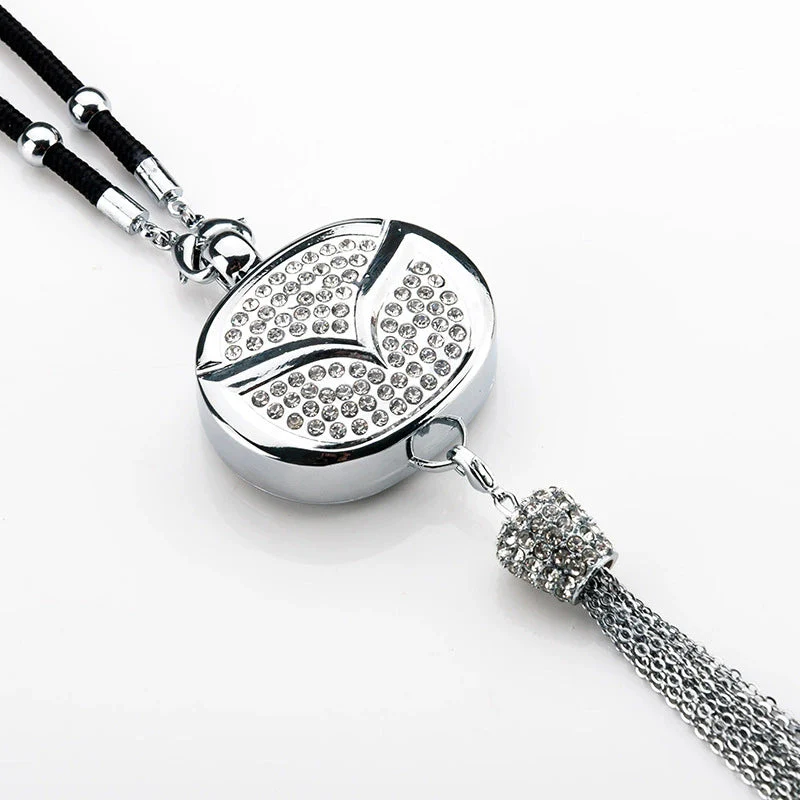 Rearview Mirror Diamond Perfume Pendant - Image 40