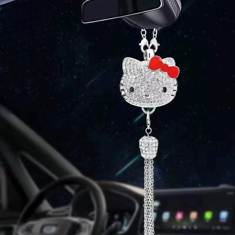 Rearview Mirror Diamond Perfume Pendant - Image 49