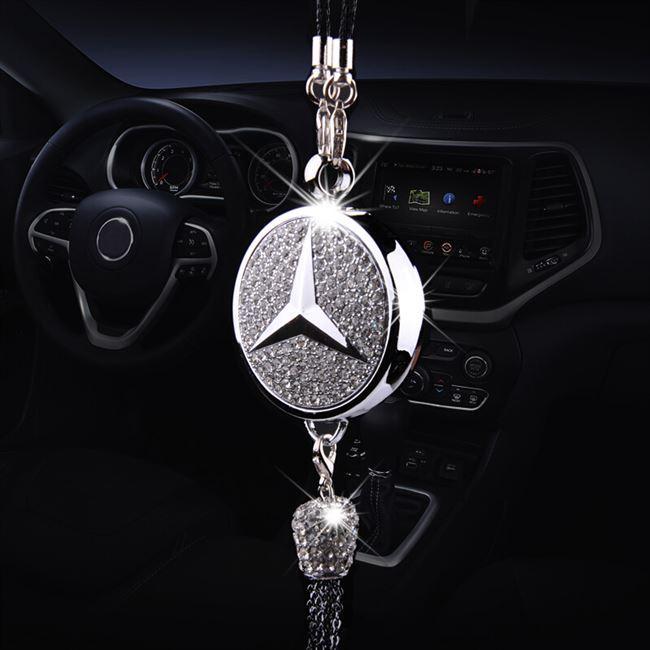 Rearview Mirror Diamond Perfume Pendant - Image 5
