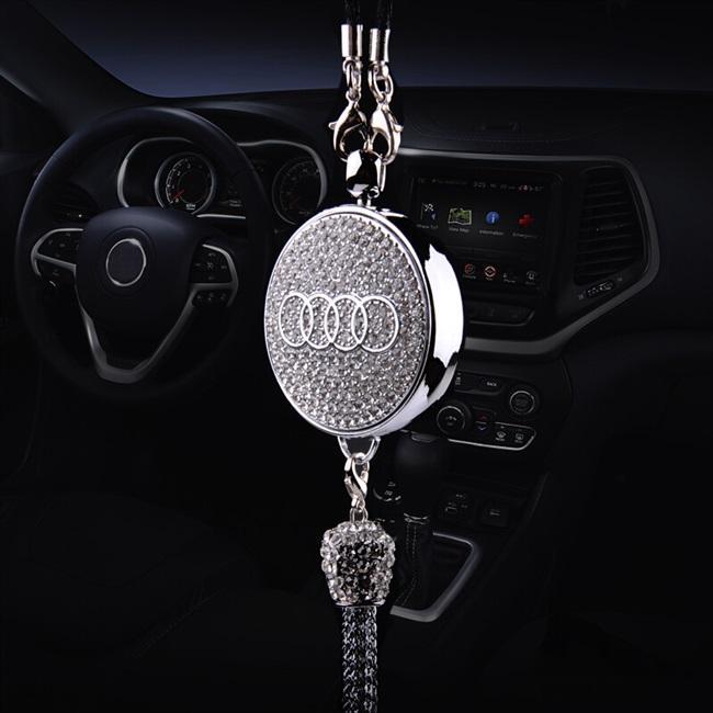 Rearview Mirror Diamond Perfume Pendant - Image 8