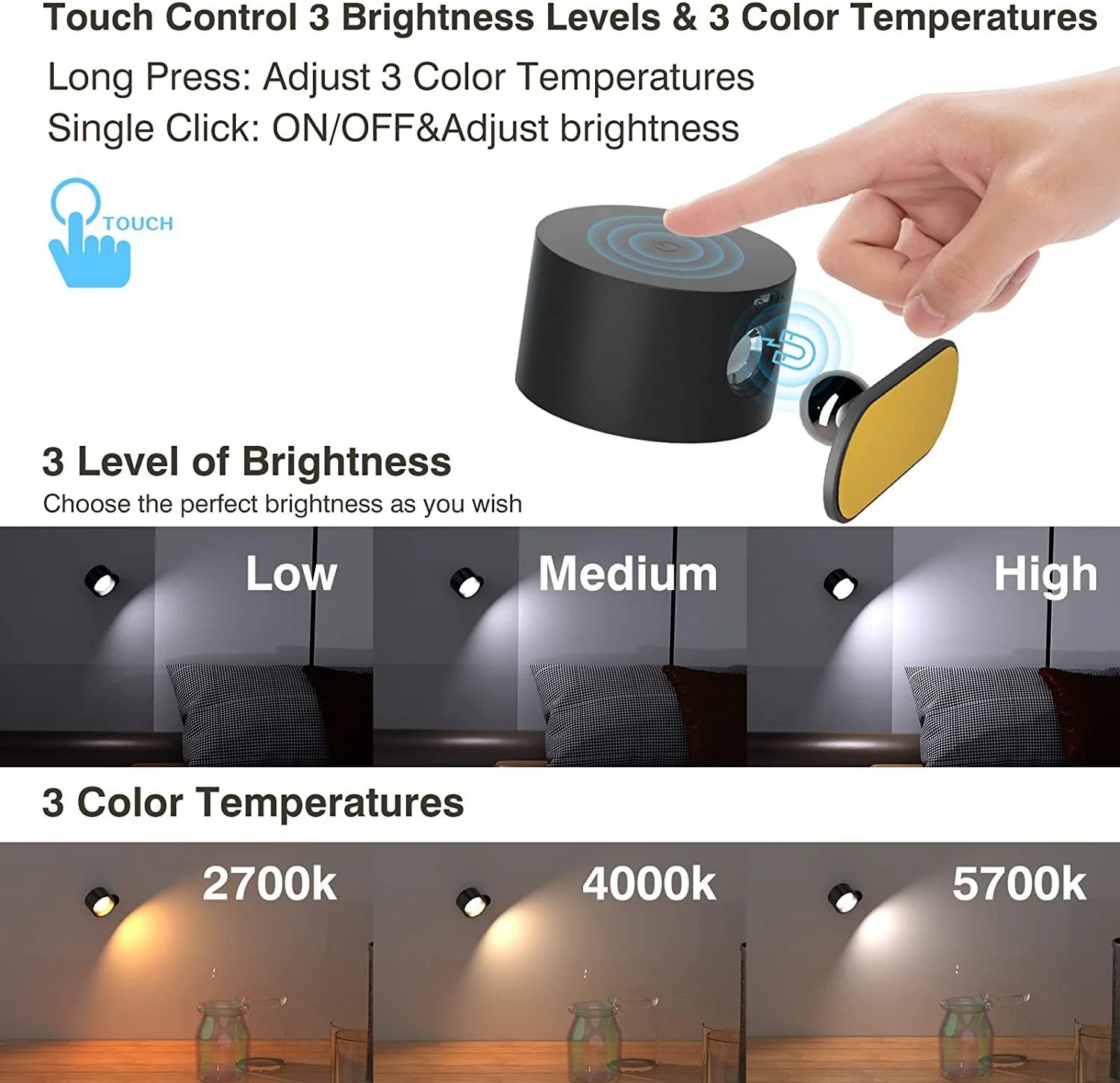 SALE 49% 0FF - Rechargeable Touch Light - Image 9