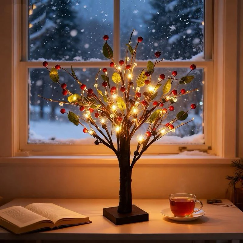 Red Fruit Tree LED Lights - Image 4