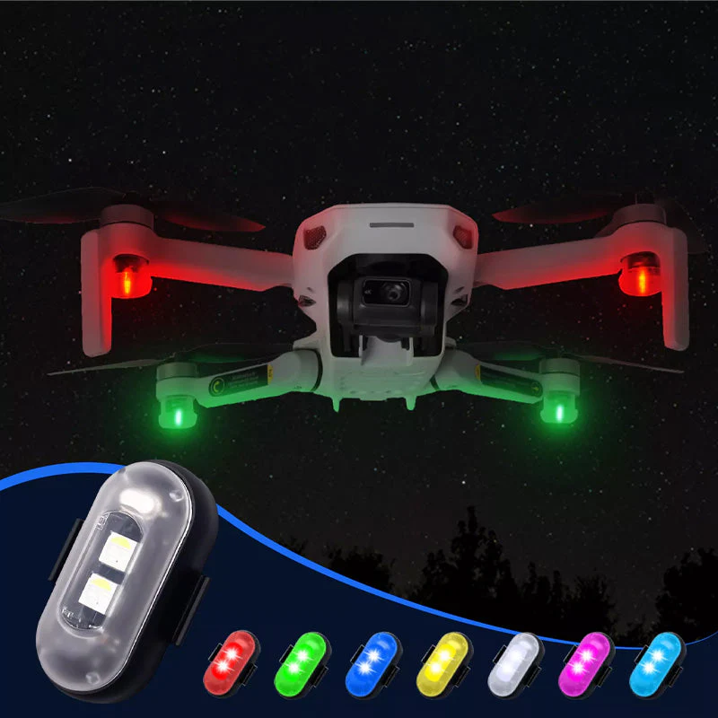 Universal colorful flashing warning light for drones, cars, motorcycles and bicycles Remote Control Strobe Light - Image 3