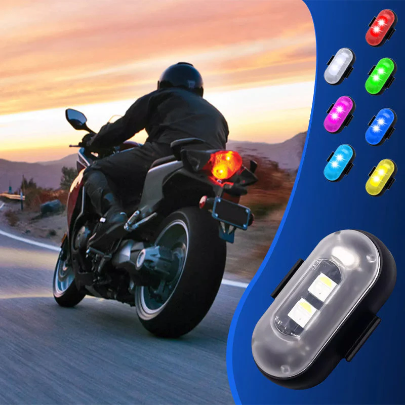 Universal colorful flashing warning light for drones, cars, motorcycles and bicycles Remote Control Strobe Light - Image 9