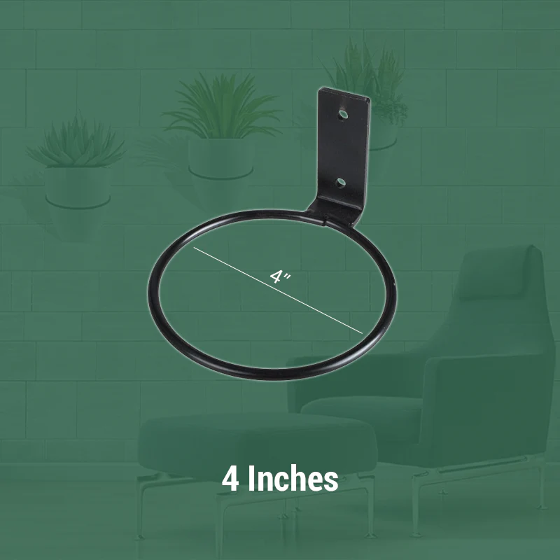Round Foldable Wall-Mounted Flower Pot Holder - Free expansion screws - Image 8